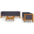 6 Piece Garden Lounge Set with Cushions Solid Acacia Wood