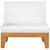 6 Piece Garden Lounge Set with Cushions Solid Acacia Wood