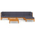 6 Piece Garden Lounge Set with Cushions Solid Acacia Wood