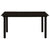 5 Piece Garden Dining Set Cotton Rope and Steel Black