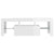 TV Cabinet with LED Lights High Gloss White 120x35x40 cm