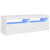 TV Cabinet with LED Lights White 120x35x40 cm