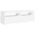 TV Cabinet with LED Lights White 120x35x40 cm