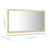 Bathroom Mirror White and Sonoma Oak 60x10.5x37 cm Engineered Wood