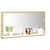 Bathroom Mirror White and Sonoma Oak 80x10.5x37 cm Engineered Wood