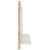 Bathroom Mirror White and Sonoma Oak 80x10.5x37 cm Engineered Wood