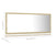 Bathroom Mirror White and Sonoma Oak 80x10.5x37 cm Engineered Wood