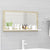 Bathroom Mirror White and Sonoma Oak 80x10.5x37 cm Engineered Wood