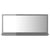 Bathroom Mirror High Gloss Grey 80x10.5x37 cm Engineered Wood