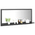 Bathroom Mirror Grey 90x10.5x37 cm Engineered Wood