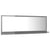 Bathroom Mirror High Gloss Grey 100x10.5x37 cm Engineered Wood
