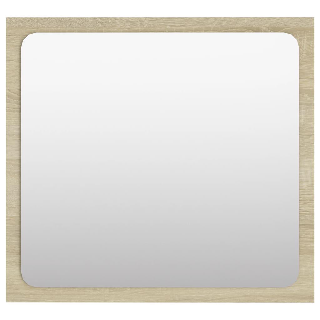 Bathroom Mirror Sonoma Oak 40x1.5x37 cm Engineered Wood