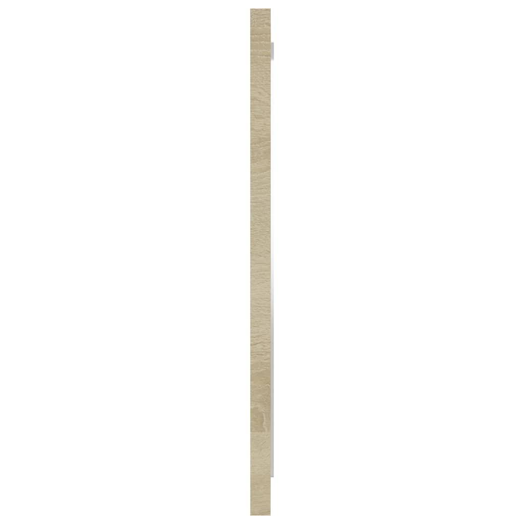 Bathroom Mirror Sonoma Oak 40x1.5x37 cm Engineered Wood