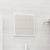 Bathroom Mirror High Gloss White 40x1.5x37 cm Engineered Wood