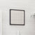 Bathroom Mirror High Gloss Grey 40x1.5x37 cm Engineered Wood