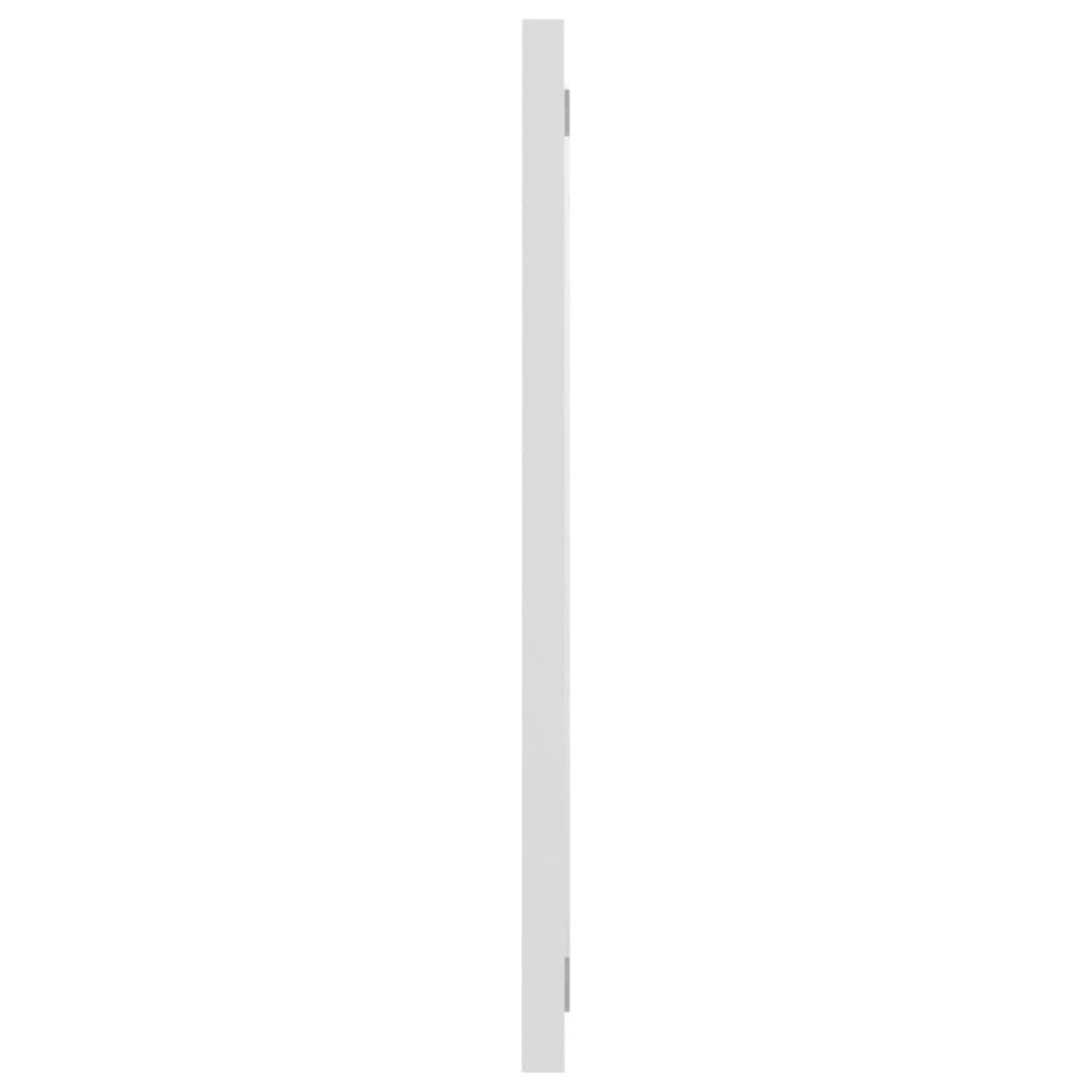 Bathroom Mirror White 80x1.5x37 cm Engineered Wood