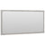 Bathroom Mirror Concrete Grey 80x1.5x37 cm Engineered Wood