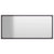 Bathroom Mirror High Gloss Grey 80x1.5x37 cm Engineered Wood