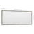 Bathroom Mirror Concrete Grey 90x1.5x37 cm Engineered Wood