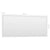 Bathroom Mirror High Gloss White 90x1.5x37 cm Engineered Wood