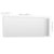 Bathroom Mirror White 100x1.5x37 cm Engineered Wood