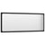 Bathroom Mirror Black 100x1.5x37 cm Engineered Wood