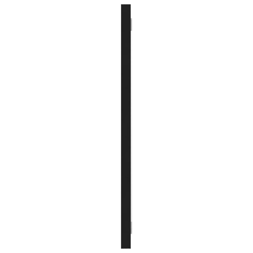 Bathroom Mirror Black 100x1.5x37 cm Engineered Wood
