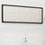 Bathroom Mirror Black 100x1.5x37 cm Engineered Wood