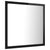 LED Bathroom Mirror High Gloss Black 40x8.5x37 cm Engineered Wood