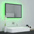 LED Bathroom Mirror Grey 60x8.5x37 cm Acrylic
