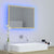 LED Bathroom Mirror Sonoma Oak 60x8.5x37 cm Engineered Wood