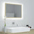LED Bathroom Mirror Sonoma Oak 60x8.5x37 cm Engineered Wood