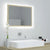 LED Bathroom Mirror Sonoma Oak 60x8.5x37 cm Engineered Wood