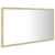 LED Bathroom Mirror Sonoma Oak 80x8.5x37 cm Engineered Wood