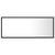 LED Bathroom Mirror Grey 100x8.5x37 cm Acrylic