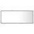 LED Bathroom Mirror Concrete Grey 100x8.5x37 cm Acrylic