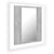 LED Bathroom Mirror Cabinet Concrete Grey 40x12x45 cm Acrylic