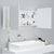 LED Bathroom Mirror Cabinet White 100x12x45 cm Acrylic