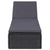 11 Piece Garden Dining Set Poly Rattan Black