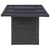 7 Piece Garden Dining Set Poly Rattan Black