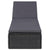 11 Piece Garden Dining Set Poly Rattan Black