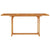 5 Piece Garden Dining Set with Cushions Solid Teak Wood