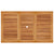 5 Piece Garden Dining Set with Cushions Solid Teak Wood