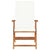 5 Piece Garden Dining Set with Cushions Solid Teak Wood