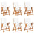 7 Piece Garden Dining Set with Cushions Solid Teak Wood