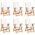 7 Piece Garden Dining Set with Cushions Solid Teak Wood