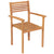 9 Piece Garden Dining Set Solid Teak Wood