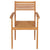 9 Piece Garden Dining Set Solid Teak Wood