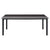 7 Piece Garden Dining Set Black and Brown