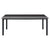 9 Piece Garden Dining Set Black and Brown